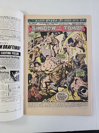 CONAN THE BARBARIAN #31 VF/VF+ The Shadow On The Tomb Marvel Comics