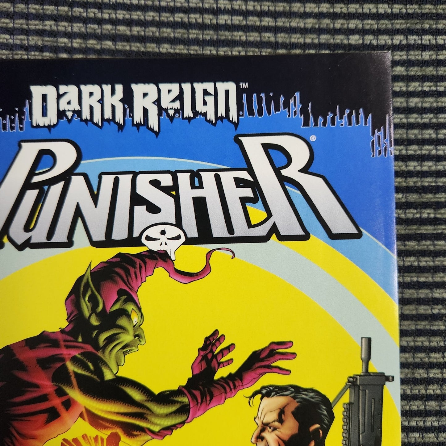 Punisher 5 (2009) Dark Reign GREEN GOBLIN Cover Daredevil #183 Homage