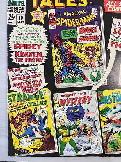 Marvel Tales #10 VF Spider-Man 1st Kraven Marvel Siler Age 1967 ASM #15