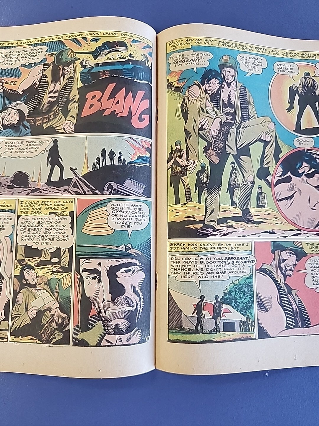 Our Army At War : Sgt. Rock #188 VG/FN The Card Of Death DC Comics 