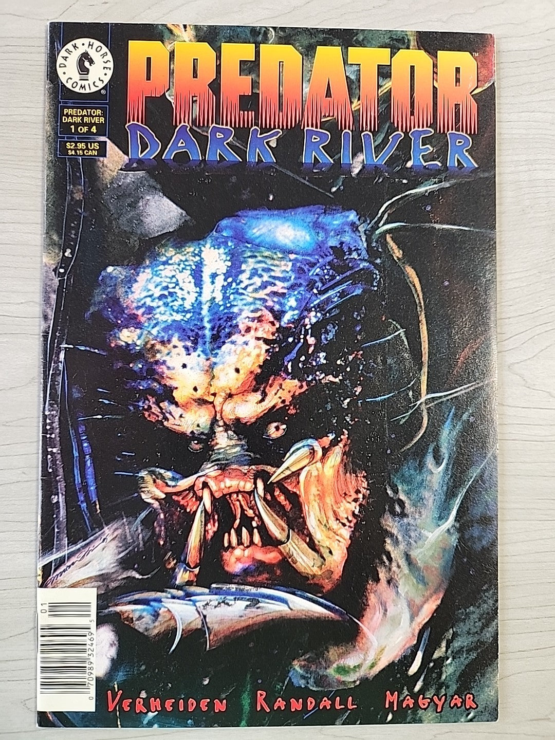 Predator: Dark Rivers #1-4 Complete Run Dark Horse 1996 VF #1 Newsstand 
