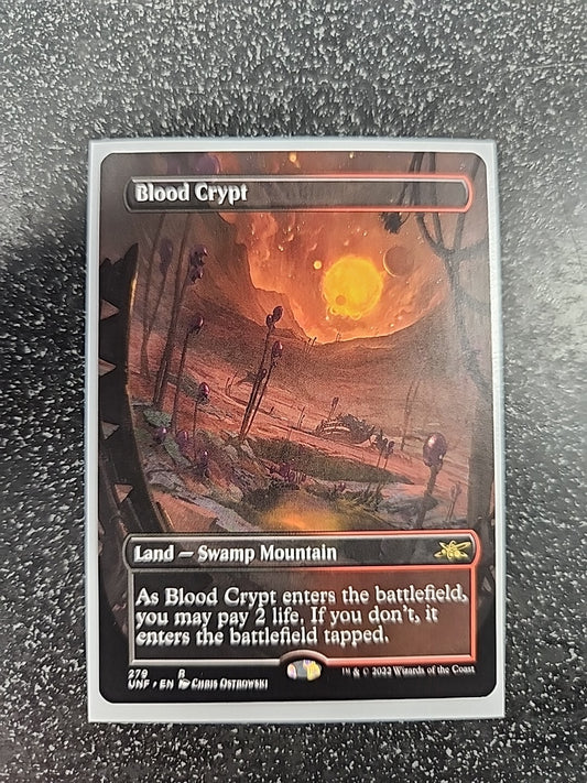 MTG Blood Crypt Borderless Unfinity Non Foil 279