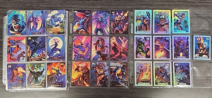 1994 Marvel Masterpieces Base Set Powerblast Silver Holofoil  Plus Signature 293