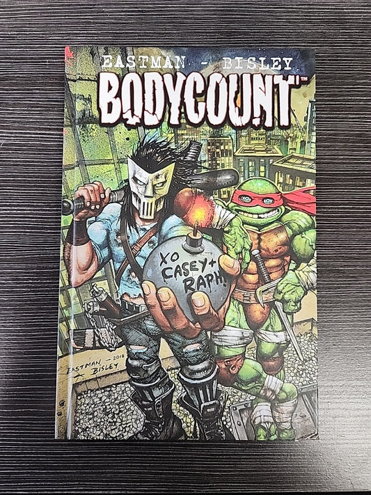 Eastman & Bisley Bodycount Top Shelf 2018 Hardcover TMNT Casey & Raph 