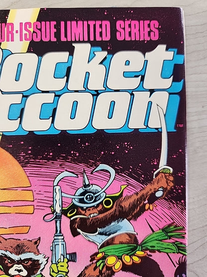 Rocket Raccoon # 1 2 3 4 1985 1st Solo Full Complete Set 1-4 VF/NM