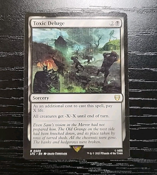 MTG Toxic Deluge 209 Lord of the Rings Commander NM