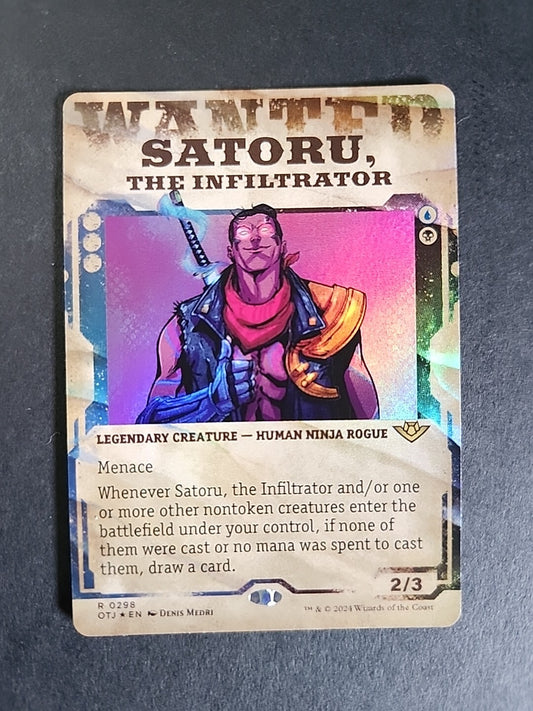 MTG  Satoru the Infiltrator Foil Showcase OTJ 298 Outlaws of Thunder Junction NM