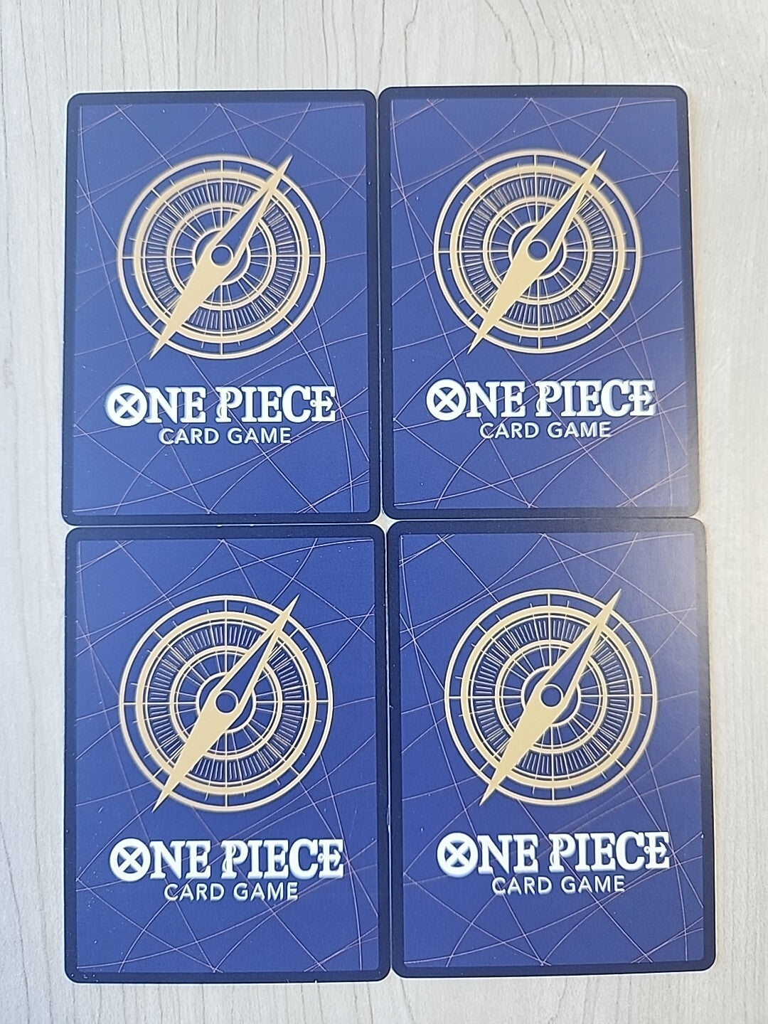 Tashigi OP06-050  English  NM One Piece Card Game Foil Set Of 4 Play Set