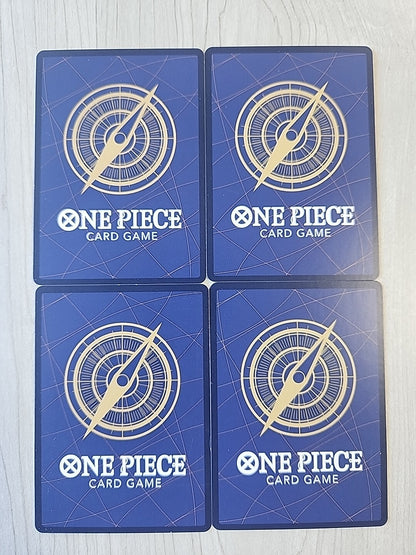 Tashigi OP06-050  English  NM One Piece Card Game Foil Set Of 4 Play Set