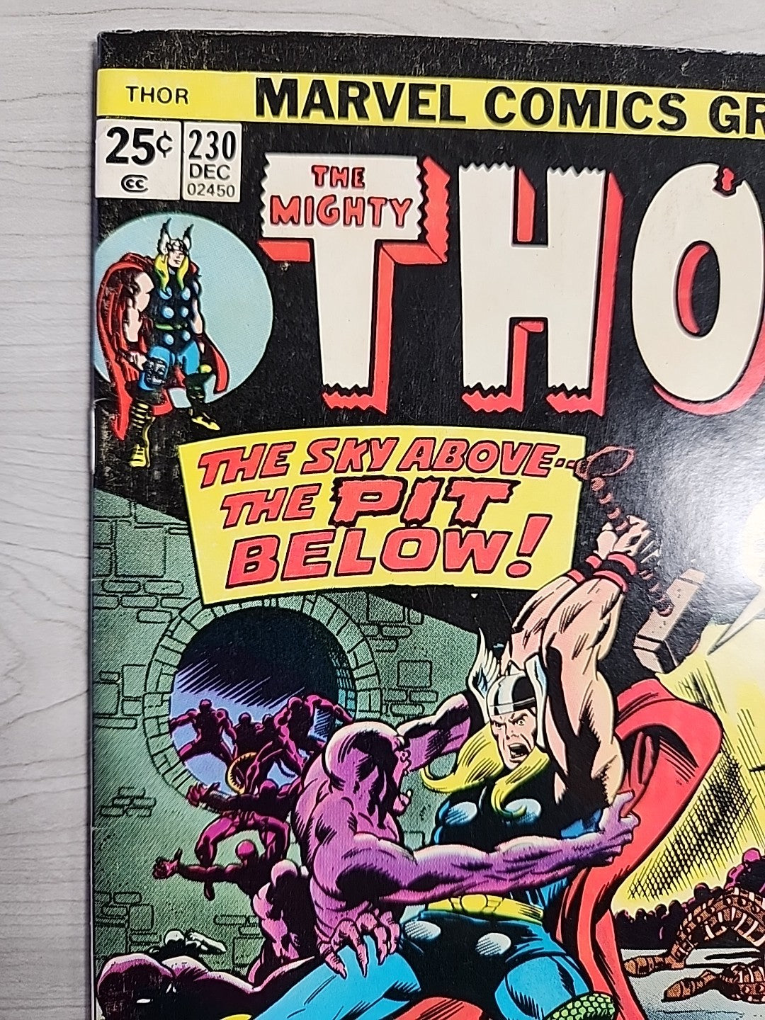 The Mighty Thor 230 Mark Jewelers Insert Variant Marvel Comics 1974 VF