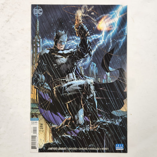 Justice League #1 Jim Lee Variant Cover B DC 2018 Rebirth Scott Snyder 