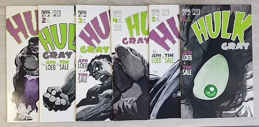 Hulk Gray #1-6 (2003) Complete Series Set Jeph Loeb Tim Sale Marvel Comics