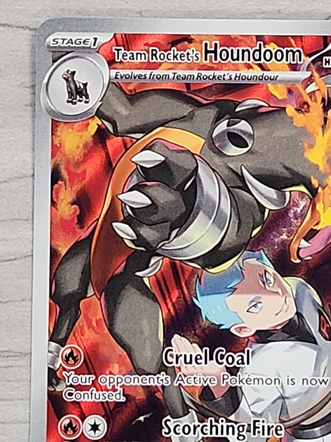 Team Rocket’s Houndoom Destined Rivals Illustration Rare 191/182