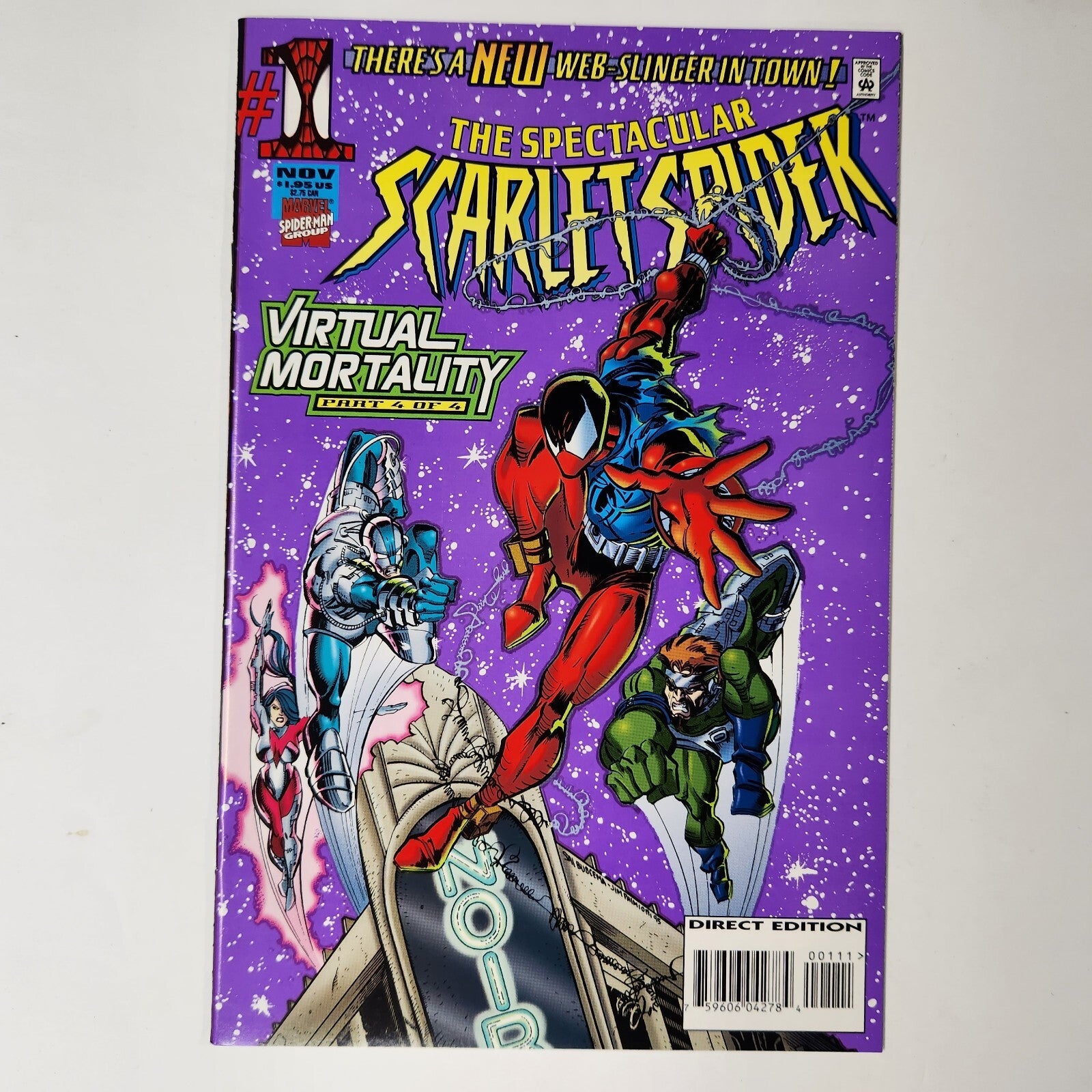 SCARLET SPIDER #1 - 4 Comics VIRTUAL MORTALITY Spider-Verse Scarlet Spider Miles
