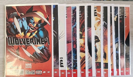 WOLVERINE #1-13 MARVEL NOW 2013 COMPLETE SERIES CORNELL Lot Of 13 NM