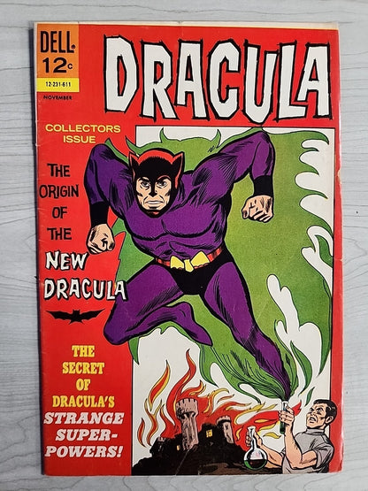 DRACULA #2 (Dell 1966) 1st Issue & Origin And #4 Lot Of 2 Issues  Fine