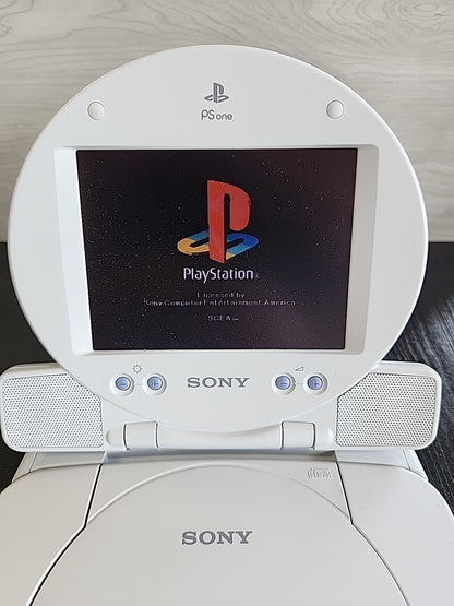 Sony PlayStation One LCD Complete (SCPH-141) Tested & Working See Pics