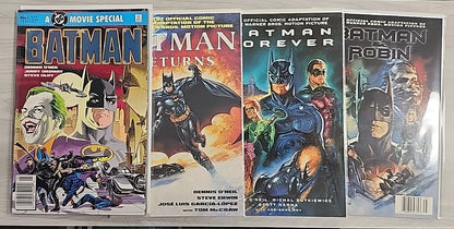 DC Comics Batman Official Comic Adaptations of 1989 Returns Forever & Robin Lot
