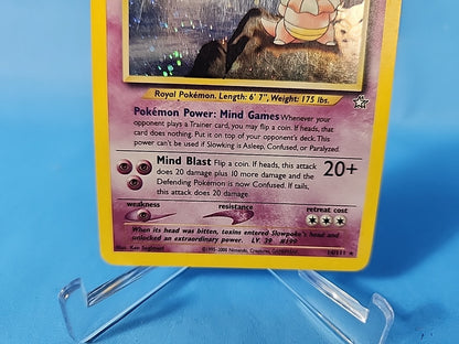 Slowking 14/111 Holo Rare Unlimited LP Pokemon Neo Genesis LP