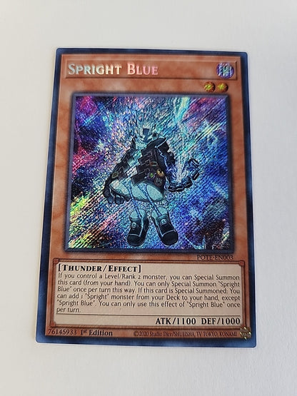 Spright Blue POTE-EN003 Secret Rare 1st Edition YuGiOh LP
