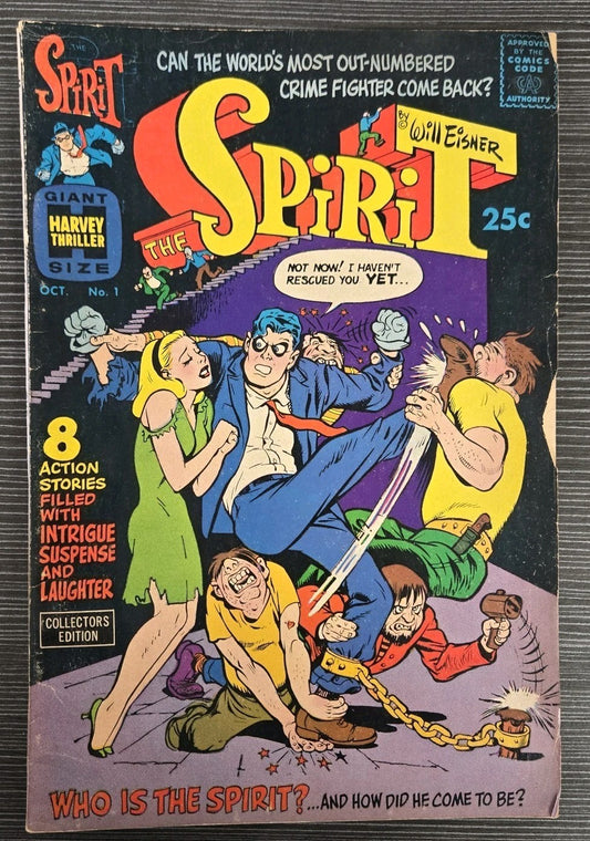 The Spirit #1 Harvey Giant Size Will Eisner Silver Age 1966