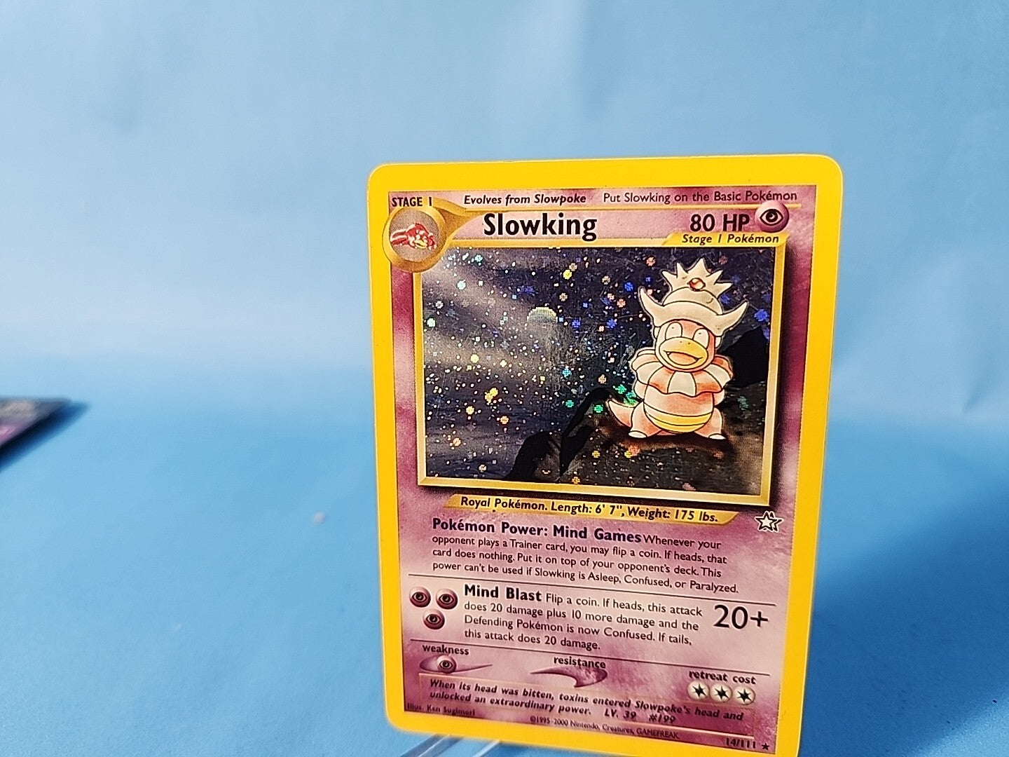 Slowking 14/111 Holo Rare Unlimited LP Pokemon Neo Genesis LP