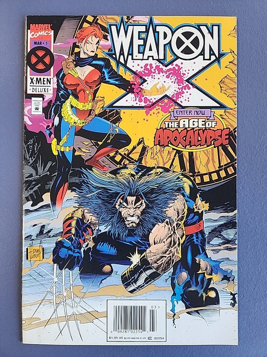 Weapon X #1 Mar. 1995 Marvel Comics Newsstand Edition