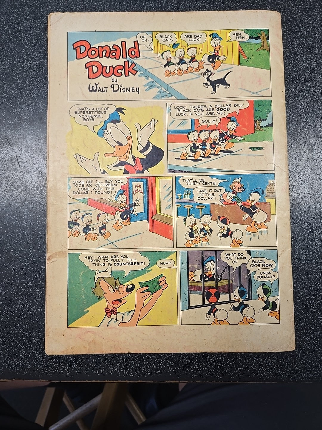 Four Color #328 Donald Duck #2 (Carl Barks) Dell Comics VG