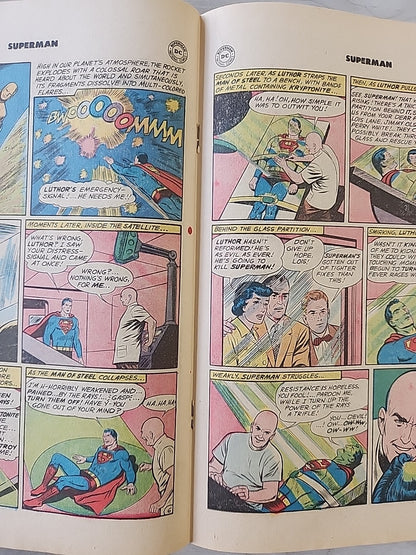 Superman 149 VG Lex Luthor, Supergirl! Jerry Siegel, Curt Swan 1961 DC Comics