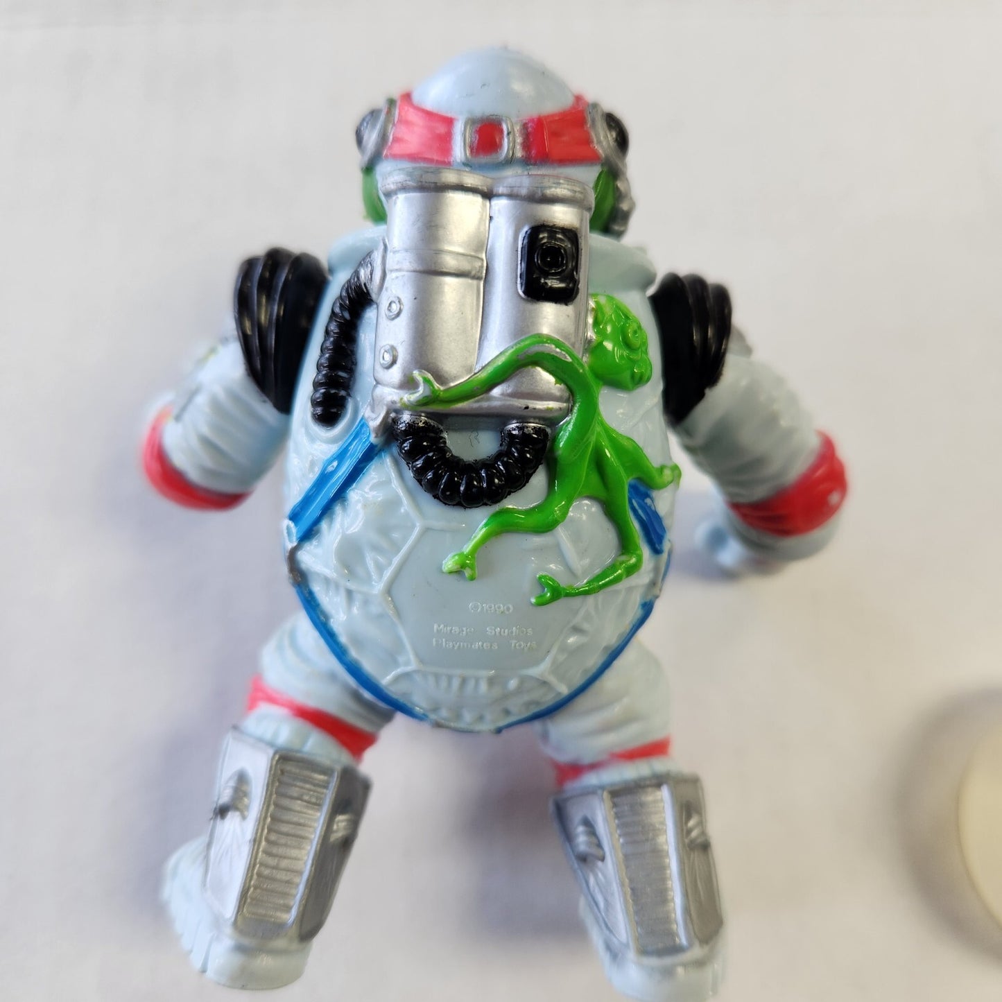 TMNT Raph Space Cadet Astronaut Action Figure 1990 Playmates w/ Helmet & Weapons