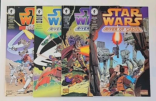 Star Wars: River of Chaos #1-4 Complete Set Series Princess Leia 1995 Dark Horse