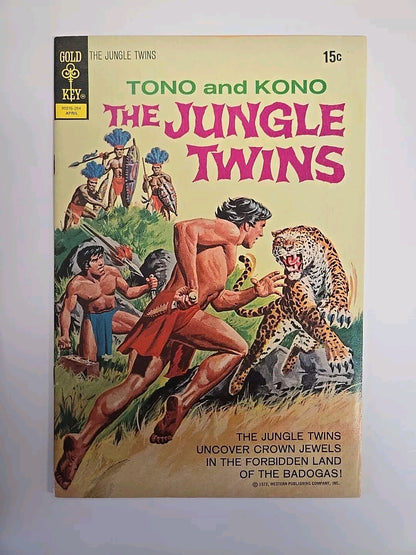 Tono & Kono The Jungle Twins #1 1972 Gold Key Comics- Key Issue Silver Age