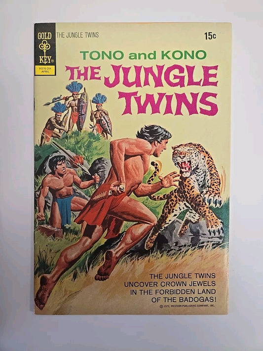 Tono & Kono The Jungle Twins #1 1972 Gold Key Comics- Key Issue Silver Age