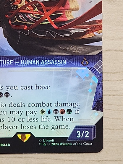 MTG Ezio Auditore da Firenze Showcase Textured Foil Assassin's Creed NM