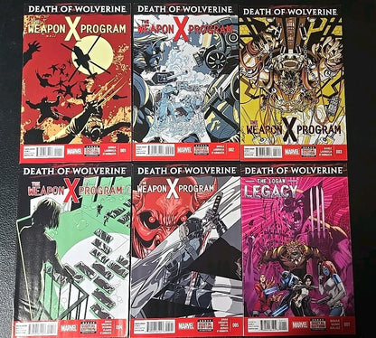 Death of Wolverine: The Weapon X Program #1-5 Complete Set + Logan Legacy #1 🔥 