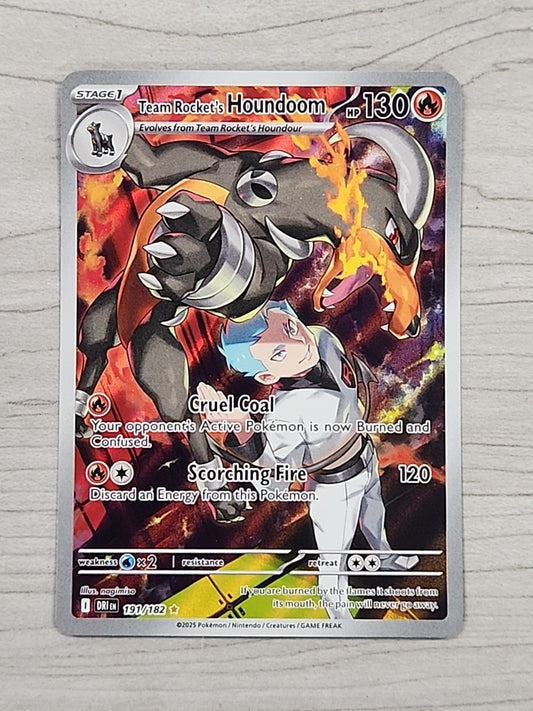 Team Rocket’s Houndoom Destined Rivals Illustration Rare 191/182