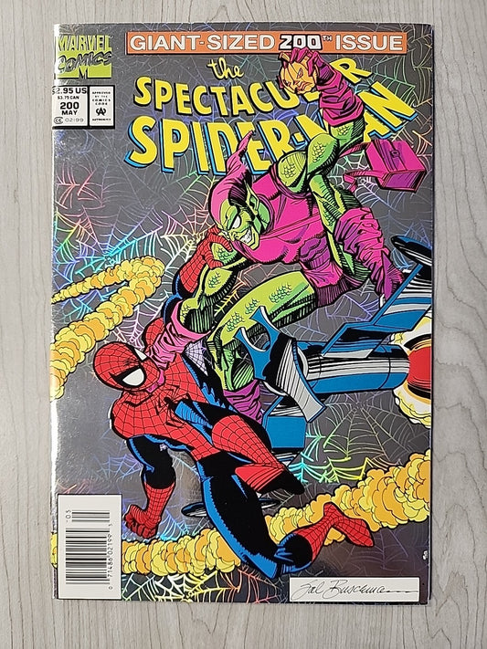 Spectacular Spiderman #200 NM 1993 Newsstand Death of Green Goblin Harry Osborn