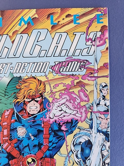 WildC.A.T.S. #1 Newsstand High Grade Key 1st  Appearance Of Wildcats Image 1992