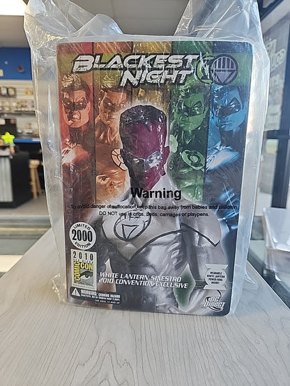 DC Direct Blackest Night White Lantern Sinestro 2010 SDCC Exclusive Brand New
