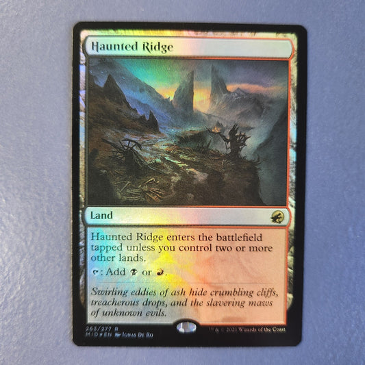 MTG Haunted Ridge Innistrad: Midnight Hunt #263 Foil English