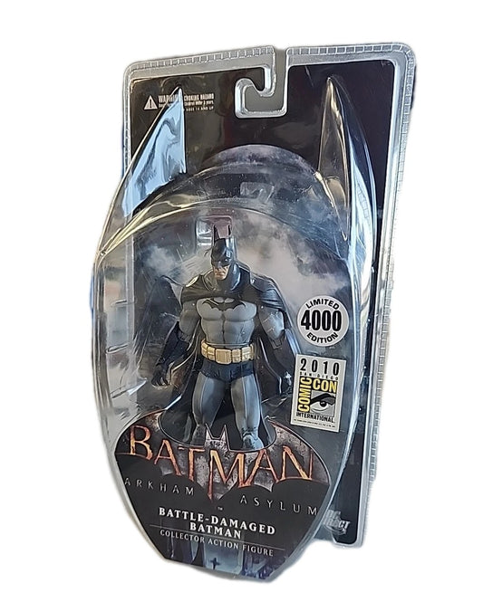 DC Direct Arkham Asylum Battle-Damaged BATMAN SDCC Exclusive Action Figure NIB