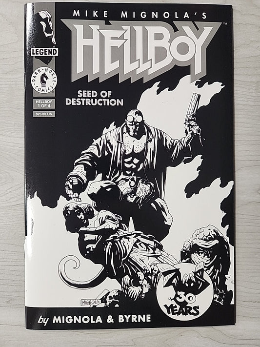 Hellboy Seed of Destruction #1 / B&W Variant 30th Anniv/ Convention Excl 2024