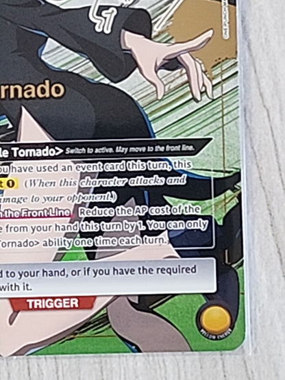 Union Arena Terrible Tornado UE06BT/OPM-1-015 SR** Signed Alt Art Super Rare 