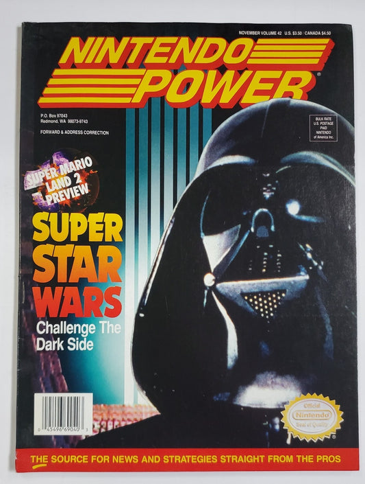 Nintendo Power #42- Star Wars - Complete With Poster & Inserts