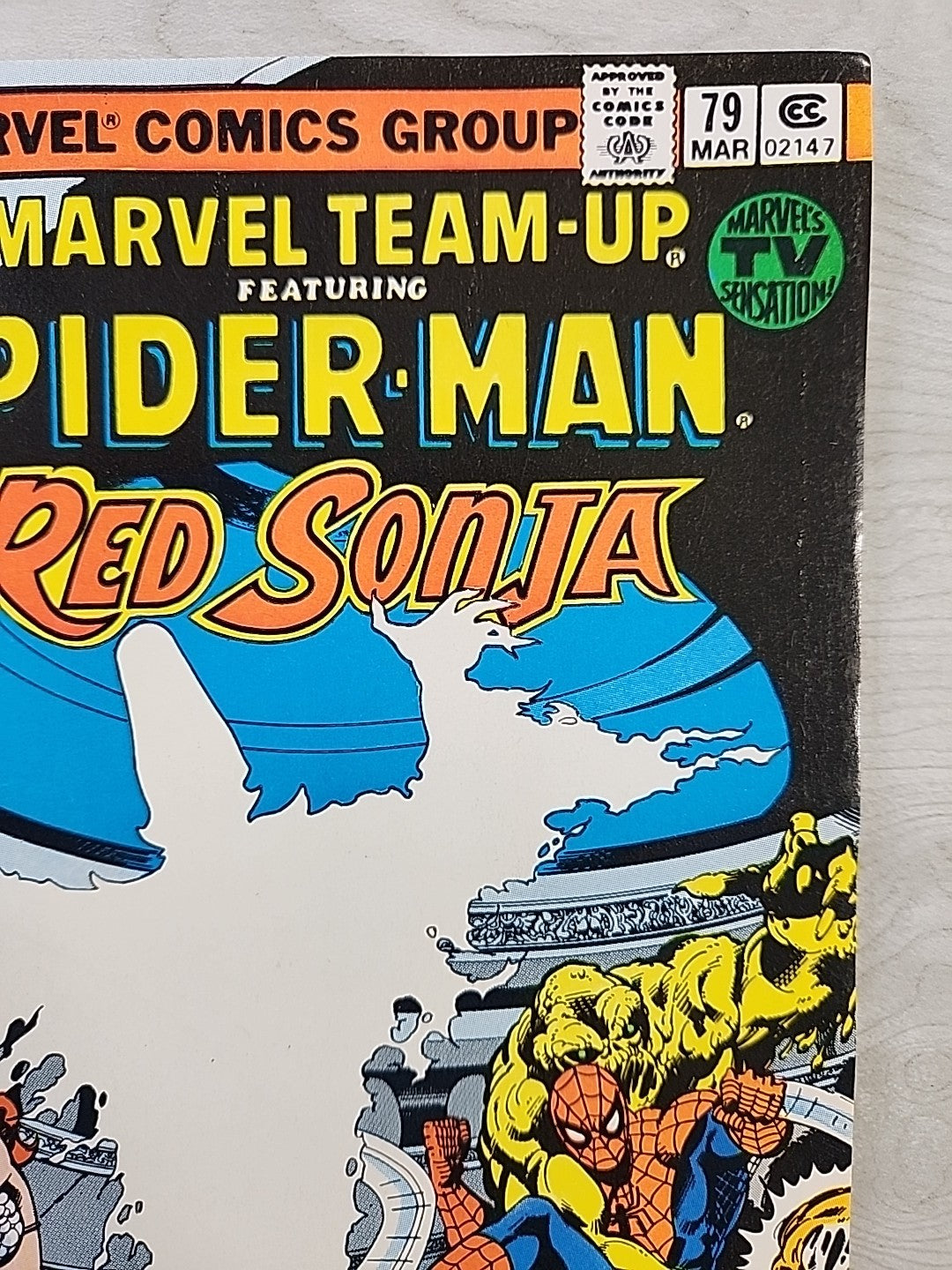 Marvel Team-Up #79 Marvel Comics Spider-Man & Mary Jane Watson as Red Sonja FN