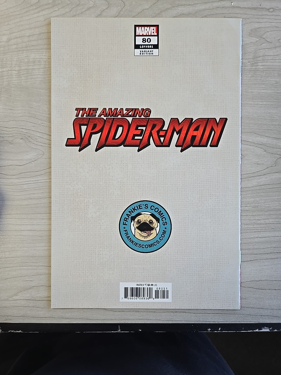 AMAZING SPIDERMAN #80  JONBOY MEYERS TRADE RED VARIANT | 1st SPIDER-PUG 