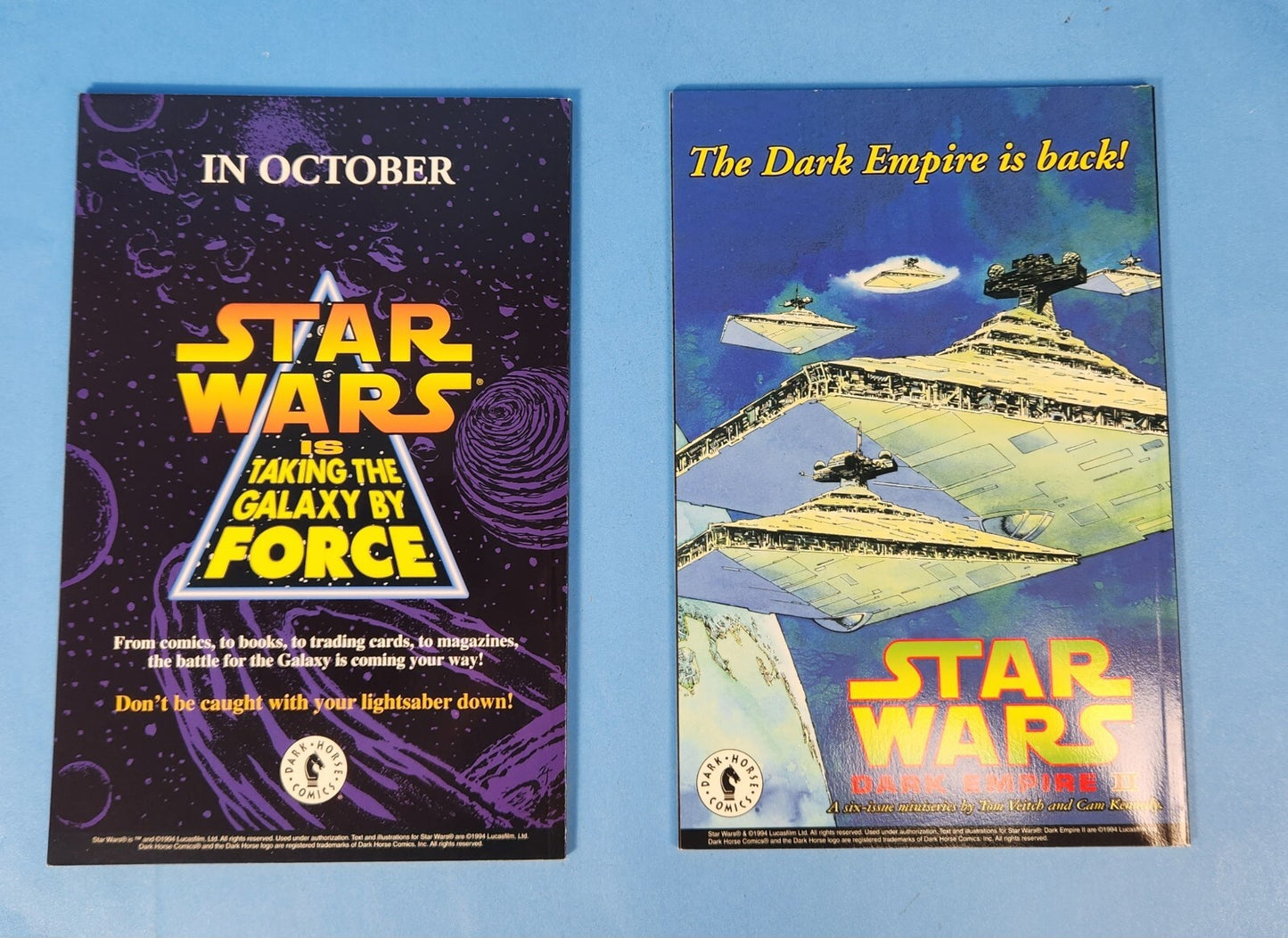 Classic Star Wars Empire Strikes Back And Return Of The Jedi 1 Dark Horse Marvel