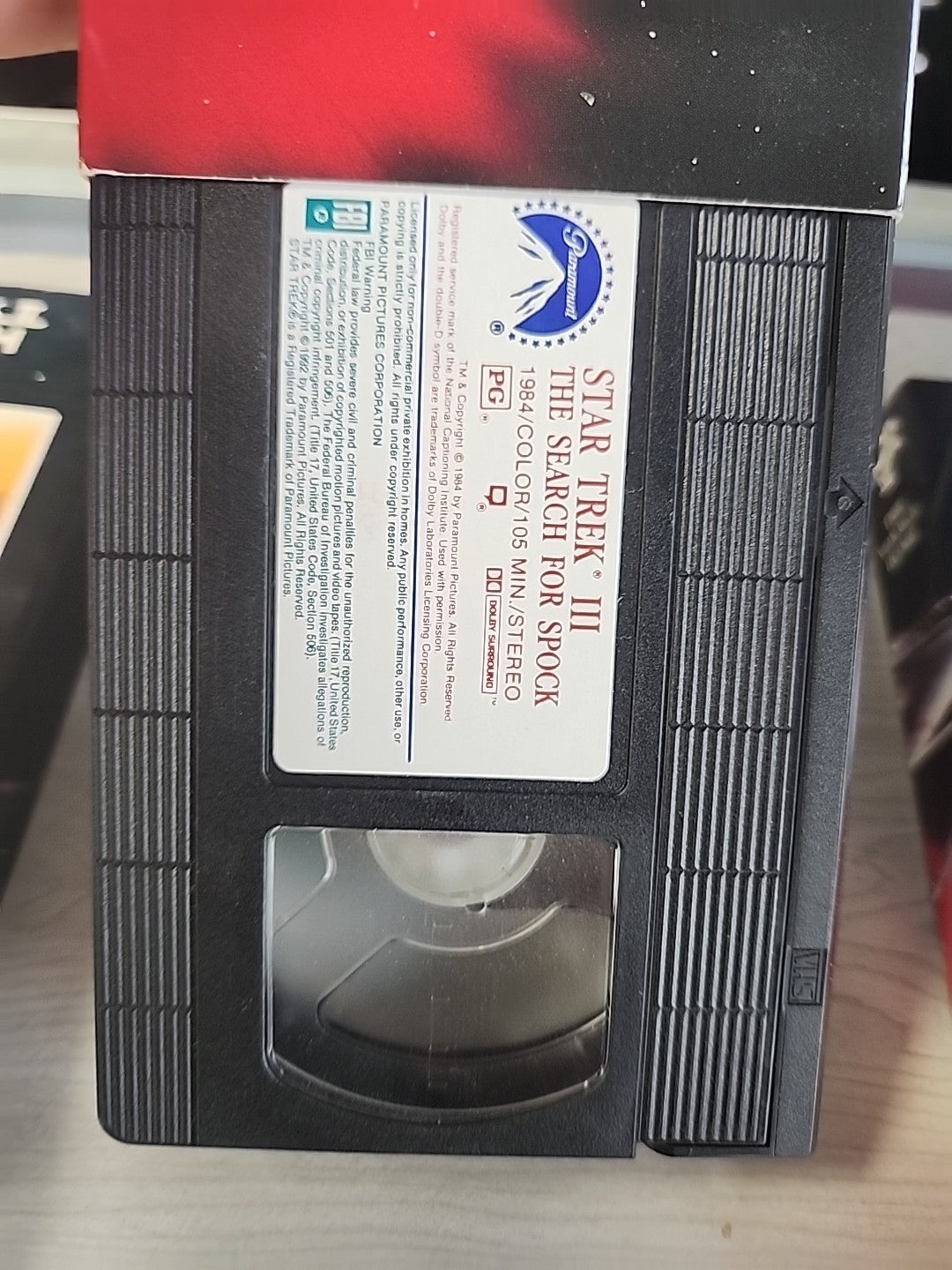 Star Trek The Movies 25th Anniversary Collection VHS 5 Films Original Case Cert