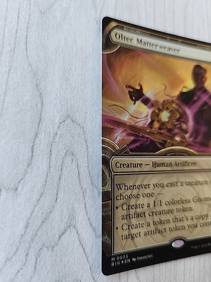MTG Oltec Matterweaver Showcase Foil BIG 0033 LP/NM Mythic Magic The Gathering