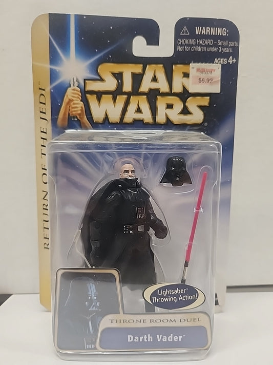 2003 Star Wars DARTH VADER RotJ Throne Room Duel Action Figure MOC